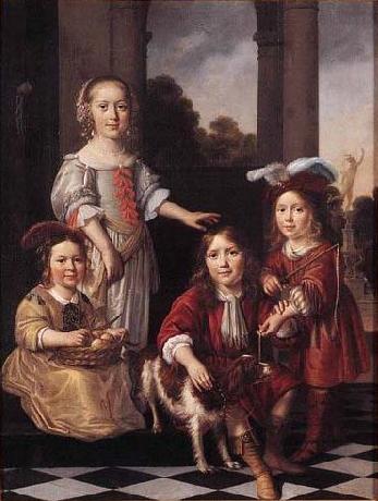 Portrait of Four Children